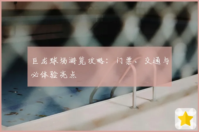 巨龙球场游览攻略：门票、交通与必体验亮点